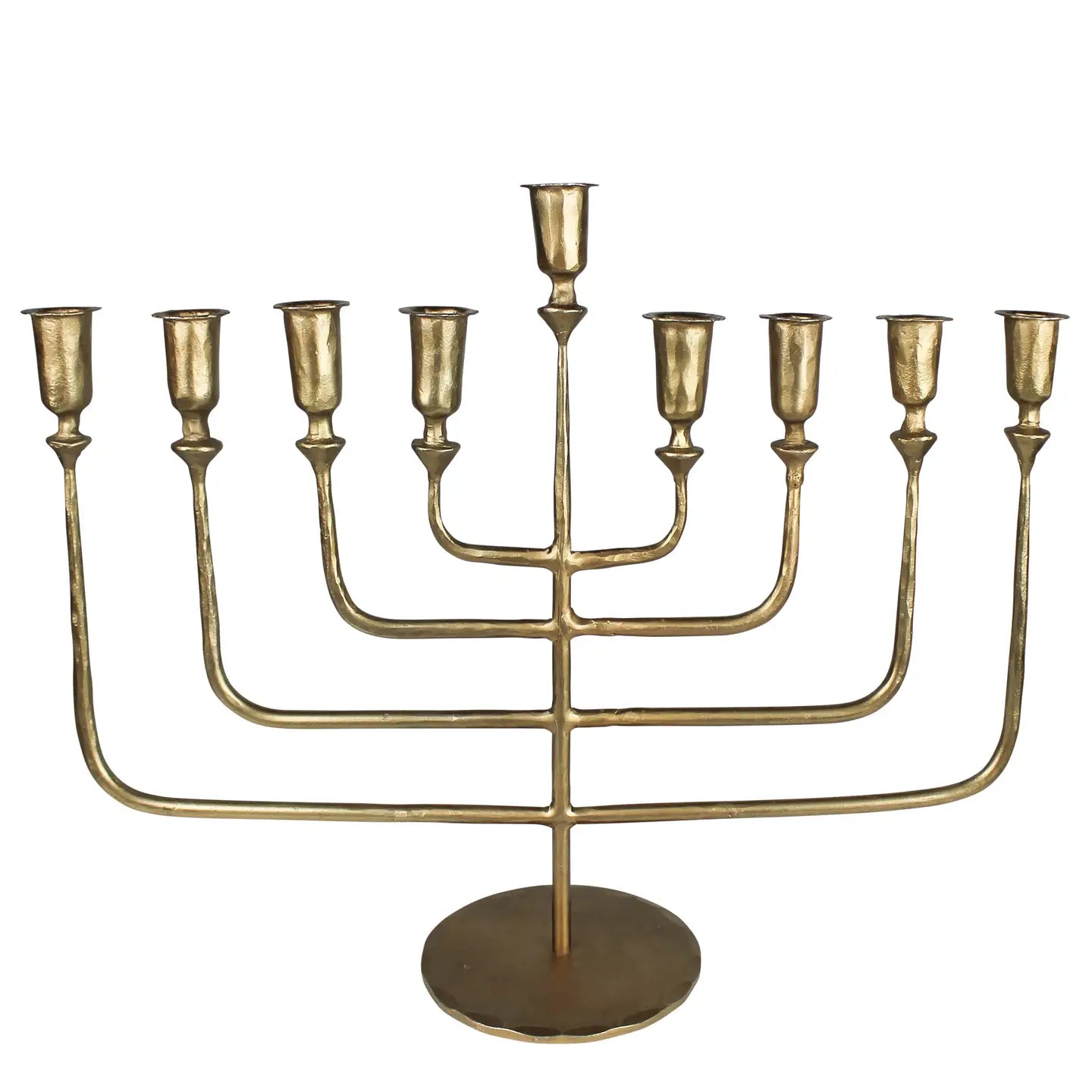 Hand Forged Brass Menorah