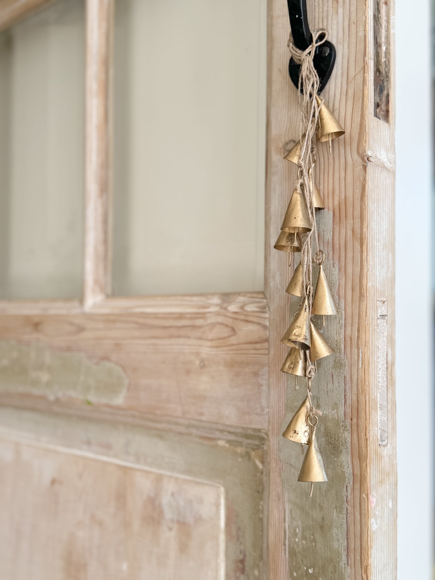 Brass Cone Mini Bell Cluster