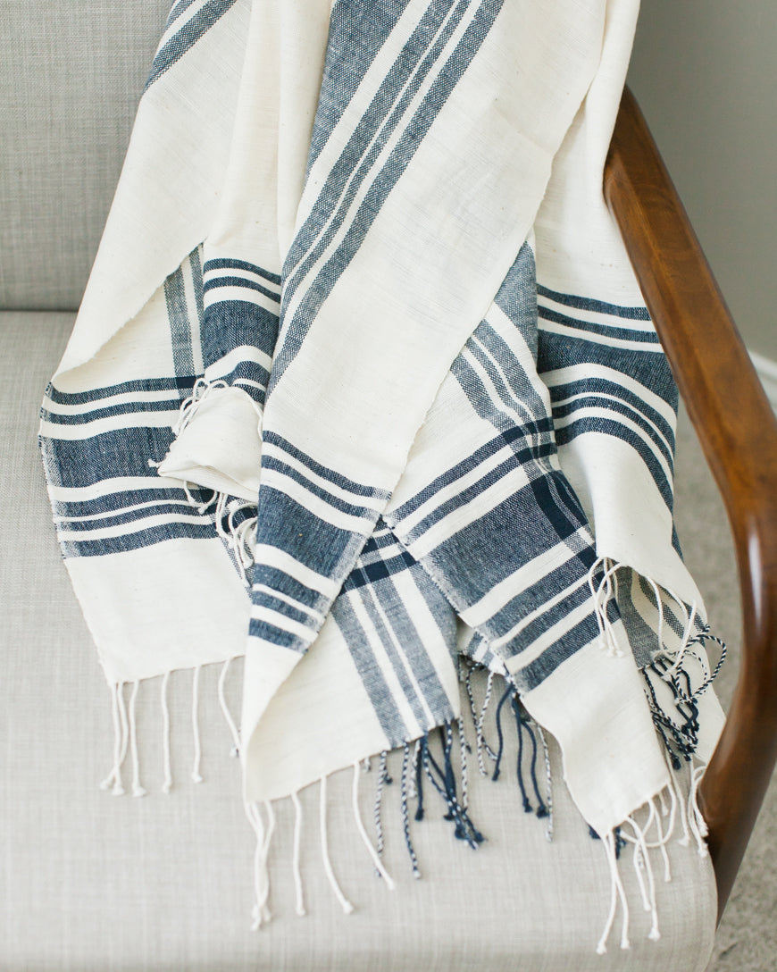 Cabin Hatch Cotton Throw Blanket