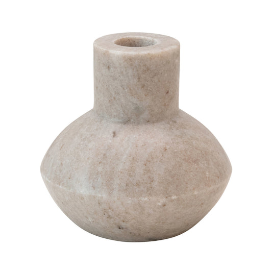 Marble Taper Holder-Round